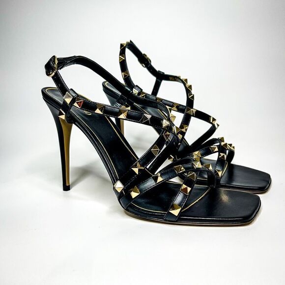 🍋 Valentino Garavani • NWB Rockstud Stiletto Heel Sandal Size EU 41 - Picture 4 of 13
